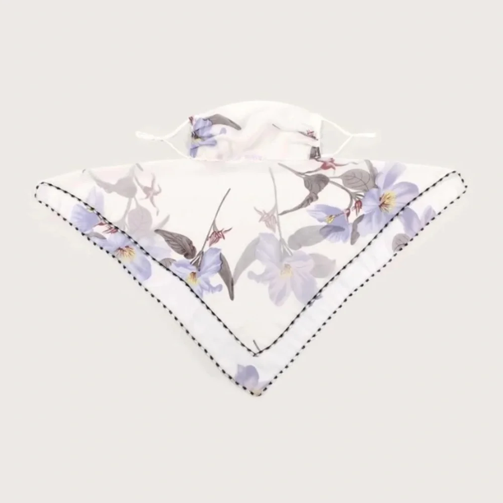 Floral Facemask & scarf